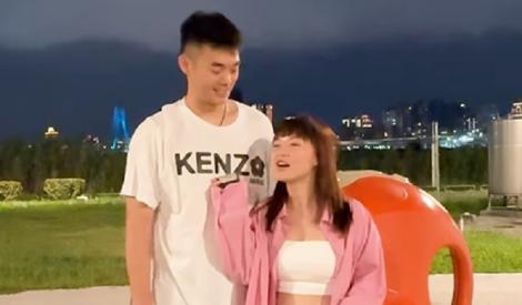 王齊麟公然放閃啦啦隊女友！　霸氣喊話：奧運金牌女朋友不會打球能看嗎？