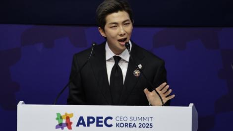 BTS RM登APEC演說　以「韓式拌飯」比喻K-POP