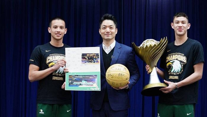 接見HBL北市四強學校　蔣萬安宣布頒發420萬元勉勵選手與教練團