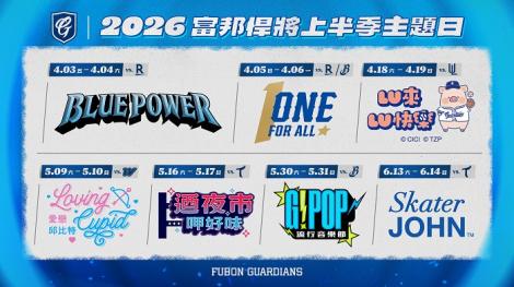 富邦悍將上半季七檔主題日搶先曝光　林哲瑄引退賽時間定了