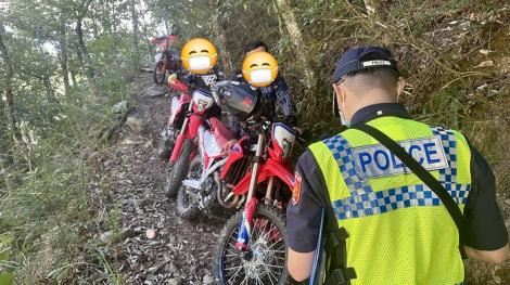 3輛越野車直上馬武霸山區奔馳！　雪管處祭出重罰了