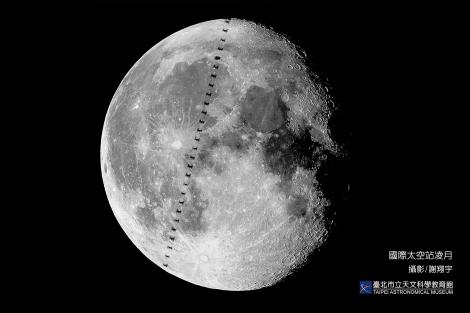 週日1/14傍晚「國際太空站凌月」　這地區有機會目睹凌越土星奇觀