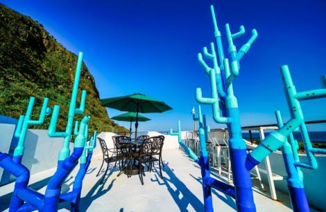 石門草里漁港＋茶山步道　漁港垂釣、品嚐在地茶品