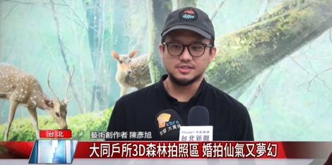 大同戶所首度打造3D森林拍照區 婚拍仙氣又夢幻