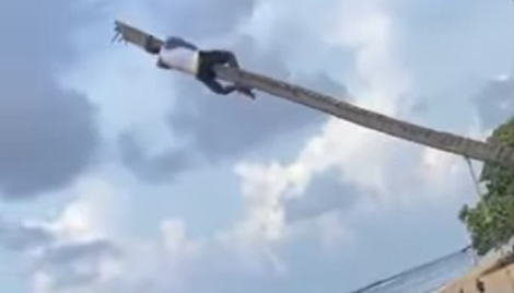 屁孩玩命爬樹　樹枝斷「當場重摔」直接昏厥