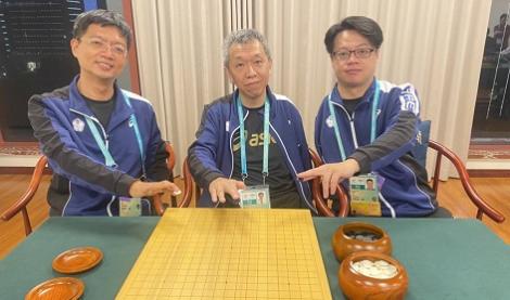 台中圍棋好手勾善文、嚴礽麒、石閔元　奪亞帕運隊史首面銅牌